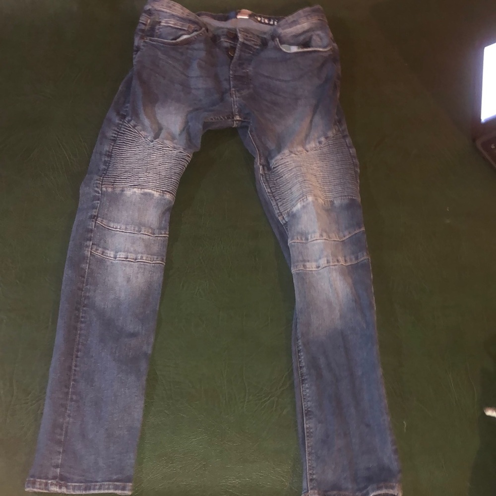 Denim blue skinny jeans 32x32